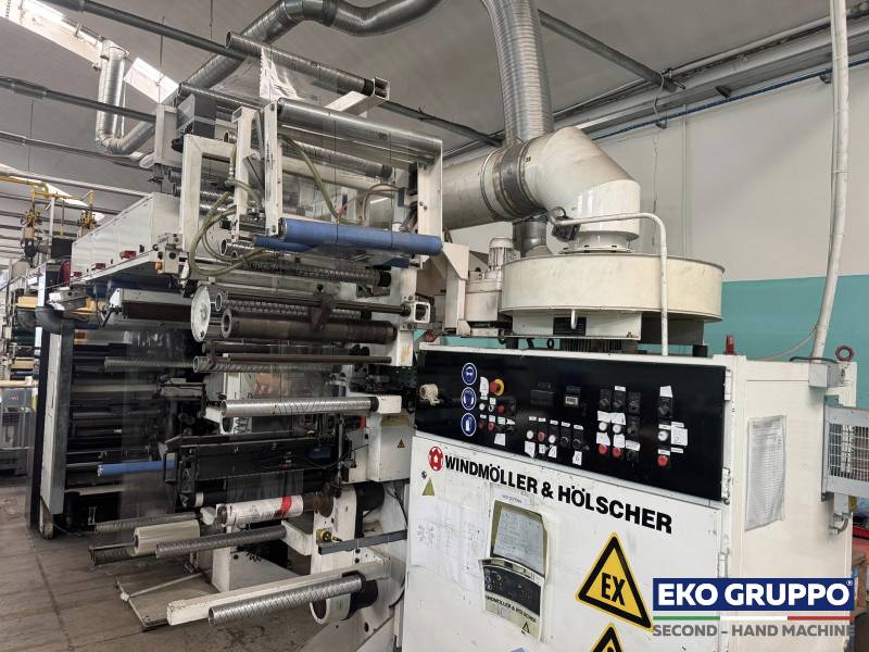 6C Windmoeller Holscher Soloflex 630 mm Flexographic Line - Used Eko Gruppo Machinery
