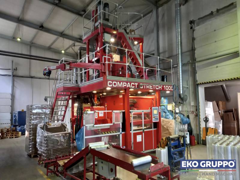 3 Layers Torninova Compact 1000 Stretch Film Line - Used Machinery Eko Gruppo