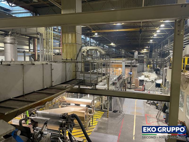 8400 mm 3 Layers Bruckner BOPP Film Extrusion Line - Second Hand Machine Eko Gruppo