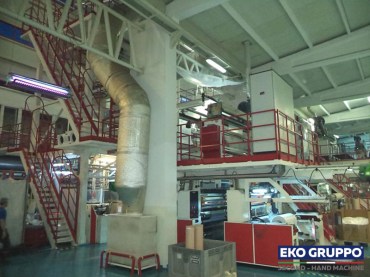Macchi 3 layer Film Blowing Machine - Eko Gruppo second-hand machine