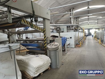 2.200 mm Monforts MONTEX 8F-V Stenter finishing used machine - Eko Gruppo second-hand machine