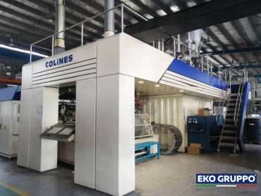 3 Layers 1500 Colines Cast Stretch Film Machine - Second Hand Machinery Eko Gruppo