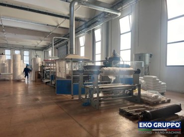 3 Layers Torninova Polyboll 1600 Air Bubble Wrap Film Line - Second Hand Machinery Eko Gruppo