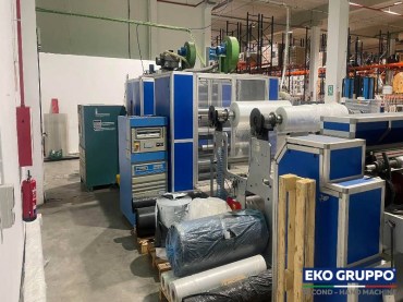 Air Basic Torninova 1250 Bubble Film Extrusion Machine - Used Eko Gruppo Machinery