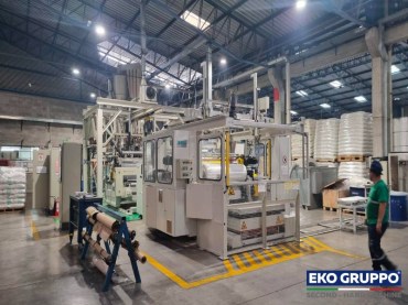 3 Layers SML 1500 Cast Stretch Film Line - Second Hand Machinery Eko Gruppo