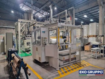 3 Layers SML 1500 Cast Stretch Film Machine - Second Hand Machinery Eko Gruppo