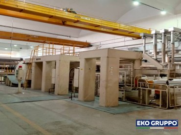3 Layers 6700 Mitsubishi Bopp Film Extrusion Machine - Second hand Eko Gruppo Machinery
