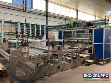 2000 Torninova 5 Layers Mac Bubble Air Bubble Film Extrusion Line - Used Machinery Eko Gruppo