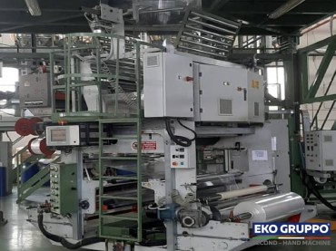 1400 mm Double Bubble 7 Layers Blown Film Line - Used Machinery Eko Gruppo