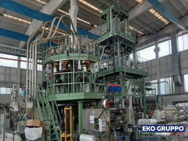 7 Layers Double Bubble 1400 mm Blown Film Line - Used Machinery Eko Gruppo