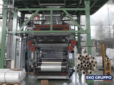 7 Layers 1400 mm Double Bubble Blown Film Machine - Used Machinery Eko Gruppo