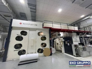 2017 Windmoeller Holscher Novoflex CM 7C+1C 1650 mm CI Flexo Printing Line - Used Machine Eko Gruppo