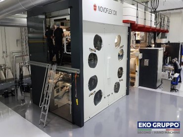 2017 CI WH 1650 mm model CM 7C+1C Novoflex CI Flexo Printing - Used Machine Eko Gruppo