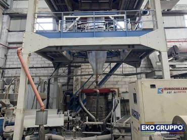 1800 mm Dolci Extrusion 3 Layers Blown Film Line - Used Machines Eko Gruppo