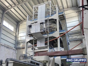 3 Layers Dolci 1800 Blown Film Extrusion Machine - Used Machines Eko Gruppo