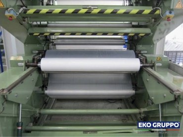 Monolayer W H 1300 mm Blown Film Extrusion Machine - Second Hand Machine Eko Gruppo