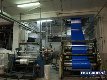 1200 mm Monolayer Ghioldi Blown Film Machine - Second Hand Machines Eko Gruppo