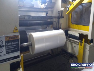 3 Layers Bandera 1600 mm Blown Film Extrusion Line - Used Eko Gruppo Machinery