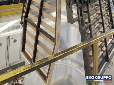 1750 mm Bandera Coex 3 Layers Blown Film Extrusion Line - Used Machine Eko Gruppo