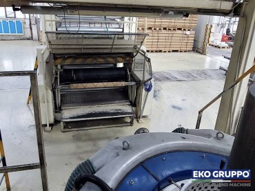1650 mm MAM Coex 3 Layers 3ES/KB/70 model Blown Film Extrusion Line - Used Machines Eko Gruppo