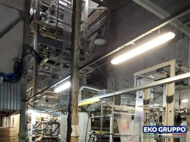 COEX 600 MAM 3 Layers Blown Film Extrusion Line - Used Eko Gruppo Machinery