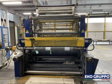1600 mm Coex Dolci 3 Layers Blown Film Extrusion Line - Second Hand Eko Gruppo Line