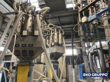 1600 Dolci 3 Layers Blown Film Machine - Second Hand Eko Gruppo Line