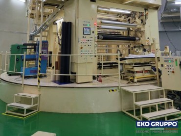 (2004) 1600 mm 3 Layers Sumitomo COEX Blown Film Extrusion Line - Second Hand Machine Eko Gruppo