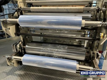 (2025) Mono PVC Shrink Labels Double Bubble RL Plast TR100 Blown Film Extrusion Line - Used Machinery Eko Gruppo