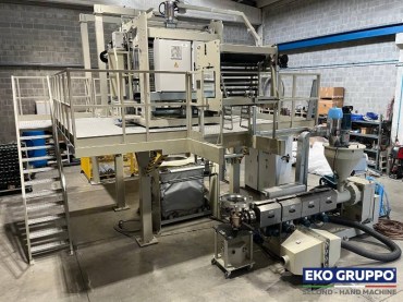 (2025) Monolayer PVC Shrink Labels Double Bubble RL Plast Blown Film Machine - Used Machinery Eko Gruppo