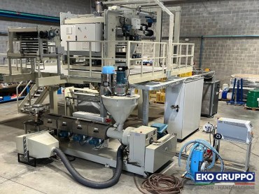 1000 PVC Shrink Labels Double Bubble RL Plast Blown Film Machine - Used Machinery Eko Gruppo