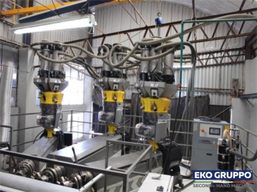 1500 mm CPP Coex 3 Layers Ghioldi Film Extrusion Line - Used Machine Eko Gruppo