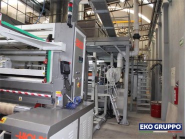 3 Layers 1500 Ghioldi CPP Film Extrusion Line - Used Machine Eko Gruppo