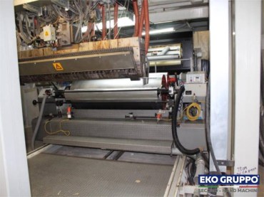 3 Layers 1500 mm Ghioldi CPP Film Extrusion Machine - Used Machine Eko Gruppo