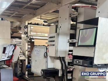 CI 8 Colors Ofem model Arena FDS Flexo Printing Machine - Used Machinery Eko Gruppo
