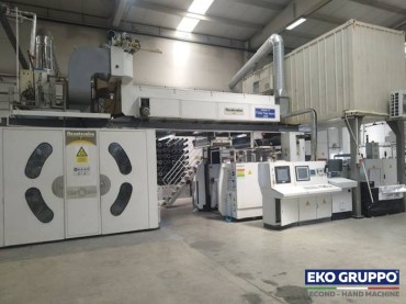 1200 mm Flexotecnica Chronos Flexo Printing Line - Used Machines Eko Gruppo