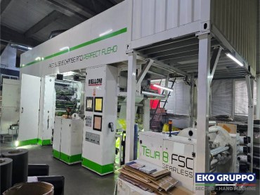 CI Bielloni Telia 8 FSC Flexo Printing Line - Used Eko Gruppo Machines