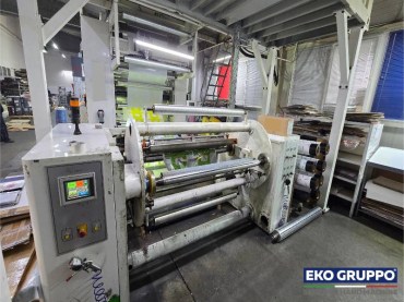 1350 mm CI Bielloni Telia 8 FSC Flexo Printing Machine - Used Eko Gruppo Machines