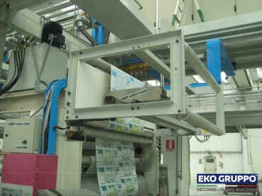 CI 1.400 mm Uteco Amber 808 mod 140 9 Colors Flexographic Printing Machine - Used Machine Eko Gruppo