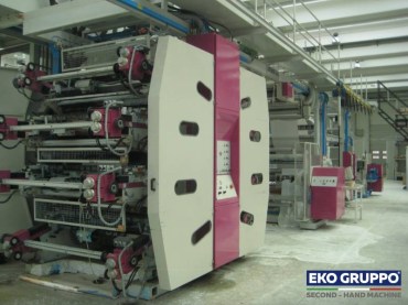 1400 CI Uteco Amber 808 Flexo Printing Line - Used Machine Eko Gruppo