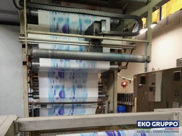 1200 mm CI Comiflex 8 Colors Geared Flexographic Printing Line - Second Hand Machines Eko Gruppo