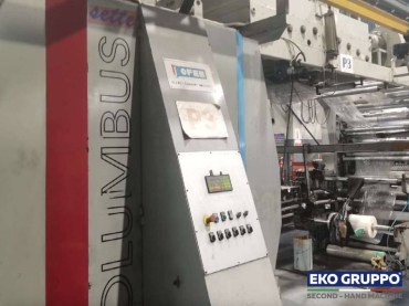 1200 mm CI 6 Colors Ofem model Columbus 7/806 Flexographic Printing Line - Second Hand Machines Eko Gruppo