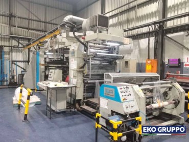 CI 1200 mm Ofem Columbus Flexo Printing Line - Second Hand Machines Eko Gruppo