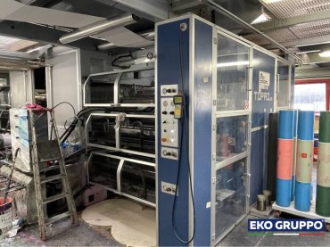6 Colors Gearless CI 1350 mm Uteco model Topaz 608 Flexographic Printing Line - Used Machinery Eko Gruppo