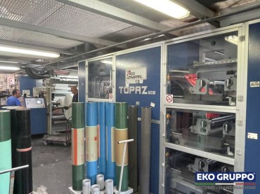 CI 1350 mm Uteco model Topaz 608 Flexo Printing Machine - Used Machinery Eko Gruppo