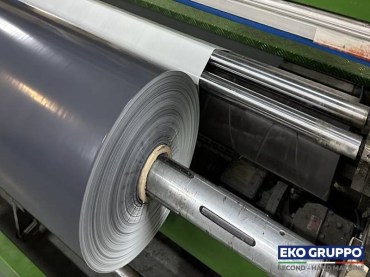 1600 mm Coex 3 Layers Bielloni Blown Film Extrusion Line - Used Machine Eko Gruppo