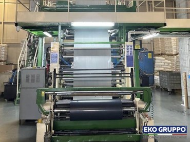 3 Layers Bielloni 1600 mm Blown Film Line - Used Machine Eko Gruppo