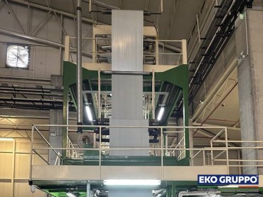 1600 mm 3 Layers Bielloni Blown Film Machine - Used Machine Eko Gruppo