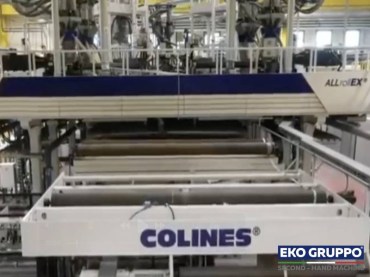 Colines ALLrollEX 3000 mm 9 Layers Cast Stretch Film production Line - Used Machine Eko Gruppo