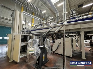 Colines 5 Layers 1500 mm model Allrollex Cast Stretch Machine - Used Machine Eko Gruppo